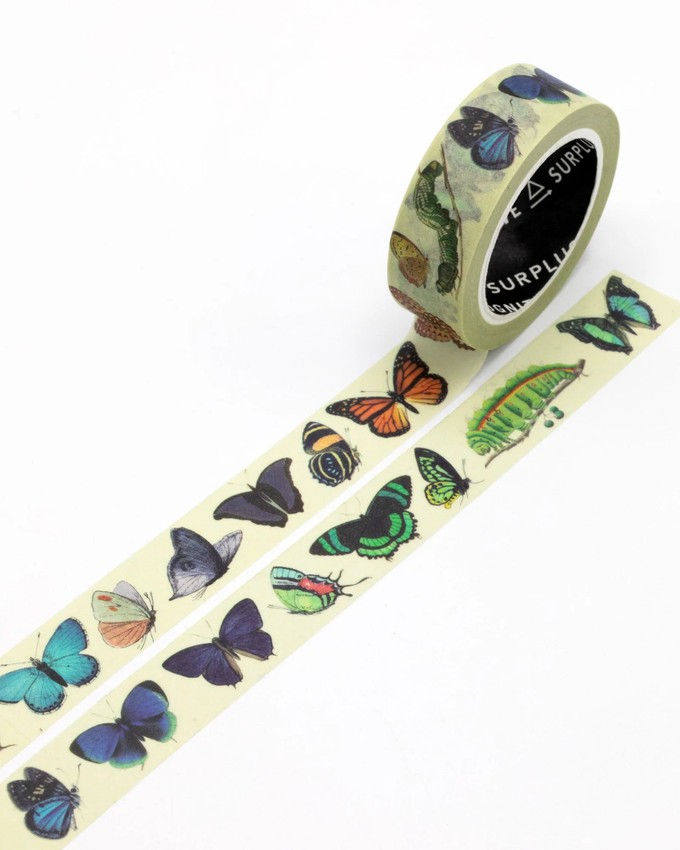 Washi-tape vlinders from Fairy Positron