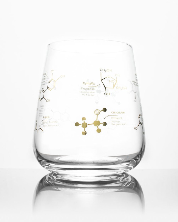 Wijnglas "The chemistry of wine" from Fairy Positron