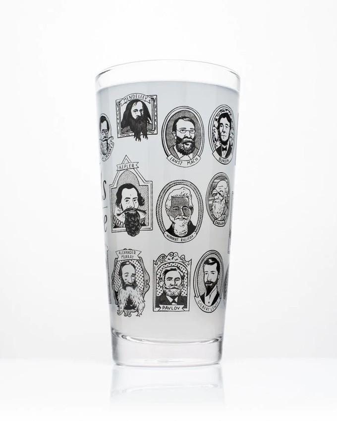 Bierglas "Great Beards of Science" from Fairy Positron