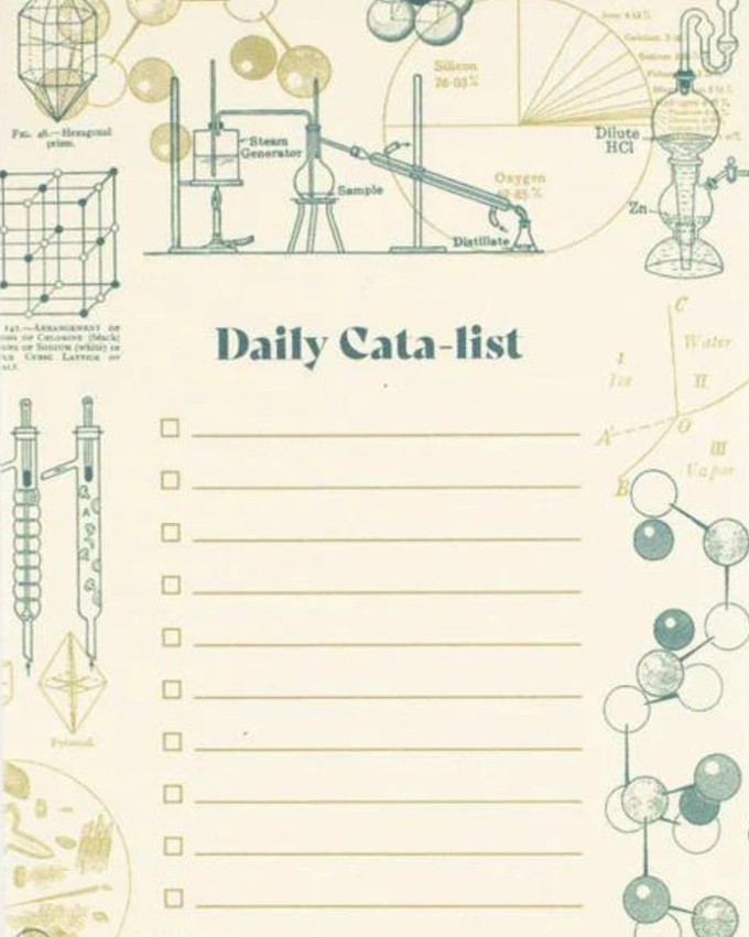 Takenlijst Chemie - Daily Cata-list from Fairy Positron