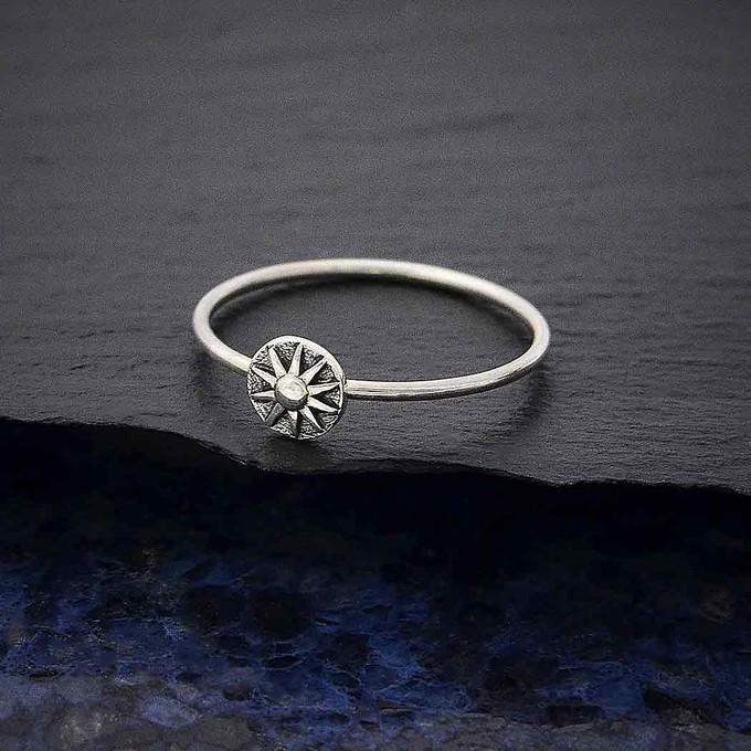 Zilveren ring zon from Fairy Positron