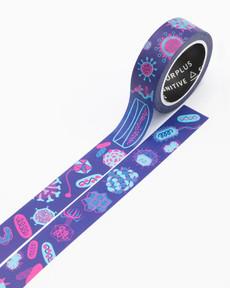 Washi-tape retro microbiologie via Fairy Positron