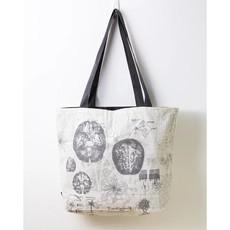 Schoudertas anatomie van het brein (wit) via Fairy Positron