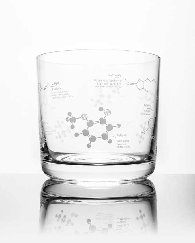 Whiskyglas "the chemistry of whiskey" from Fairy Positron