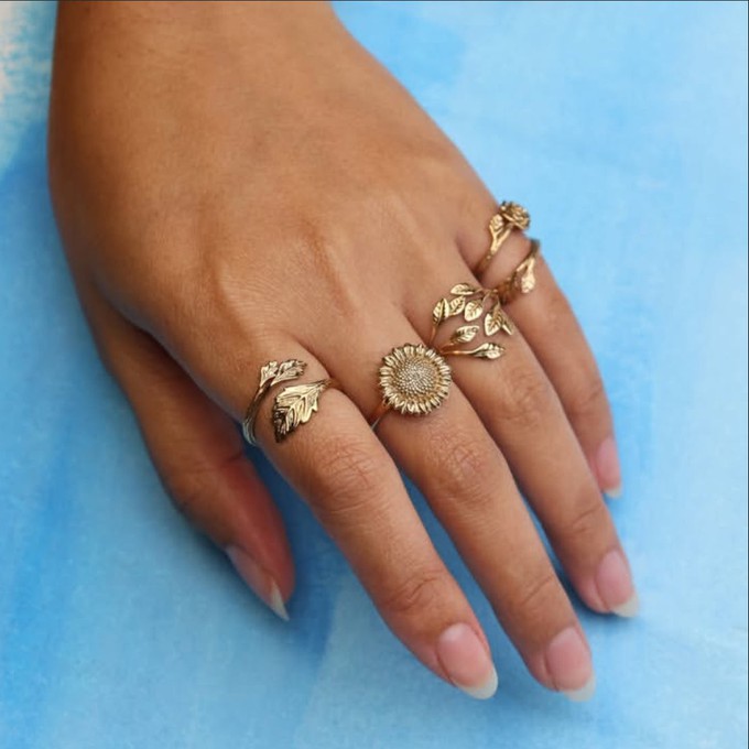 Bronzen ring roos from Fairy Positron