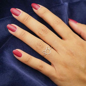 Zilveren ring kat from Fairy Positron Zilveren ring kat from Fairy Positron