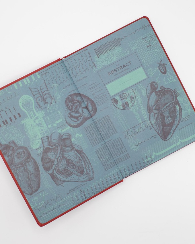 Notitieboekje anatomisch hart (A5/dotted lines) from Fairy Positron