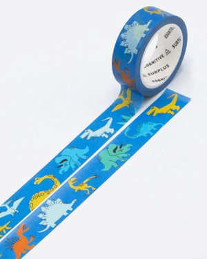 Washi-tape doodledino's from Fairy Positron