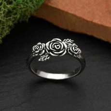 Zilveren ring rozen van Fairy Positron