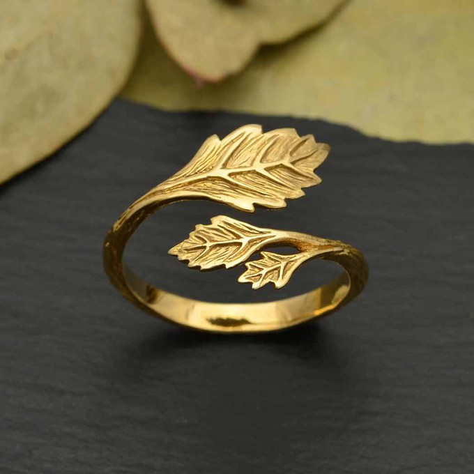 Bronzen ring bladeren from Fairy Positron