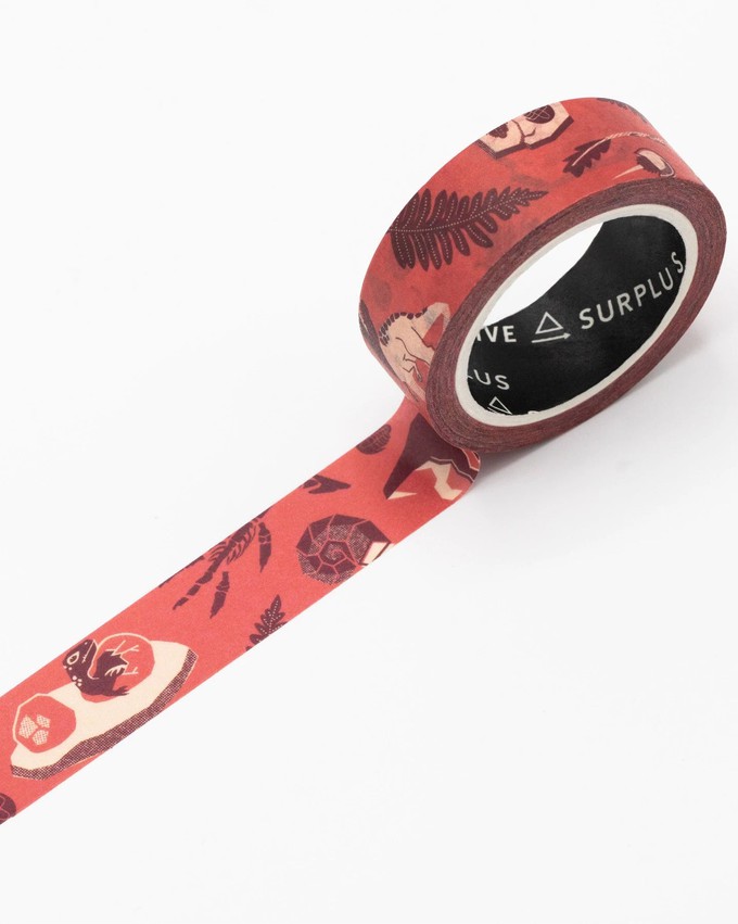 Washi-tape retro dino's from Fairy Positron