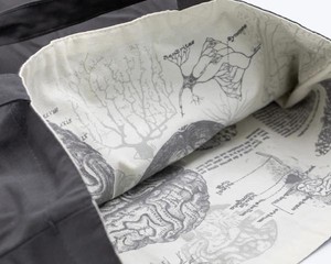 Schoudertas anatomie van het brein (wit) from Fairy Positron