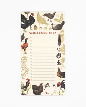Takenlijst Kippen - Cock-A-Doodle-To-Do from Fairy Positron