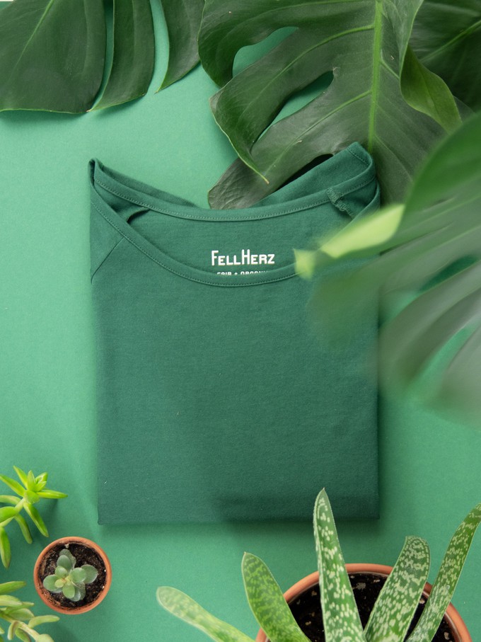 Cap sleeve scarab green from FellHerz T-Shirts - bio, fair & vegan