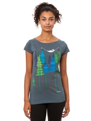 Wood Girl Cap Sleeve thundercloud from FellHerz T-Shirts - bio, fair & vegan