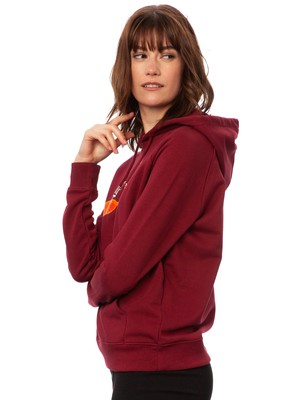 Swallow train hoodie burgundy from FellHerz T-Shirts - bio, fair & vegan