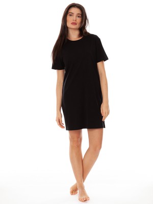 FellHerz T-Shirt Dress black from FellHerz T-Shirts - bio, fair & vegan