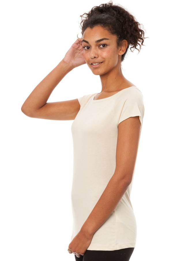 Cap sleeve sand from FellHerz T-Shirts - bio, fair & vegan