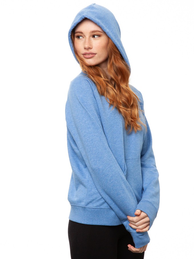 Hoodie Blue melange from FellHerz T-Shirts - bio, fair & vegan