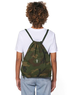 Dancing Queen gym bag camouflage from FellHerz T-Shirts - bio, fair & vegan