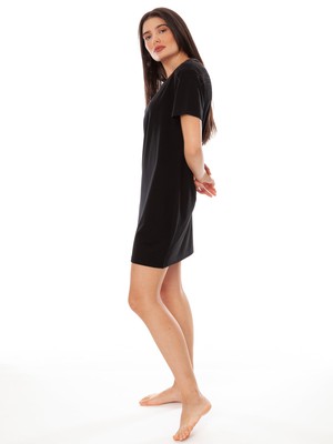 FellHerz T-Shirt Dress black from FellHerz T-Shirts - bio, fair & vegan
