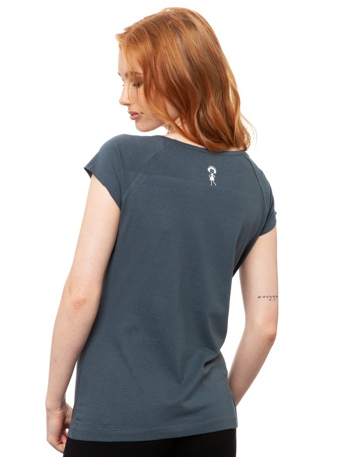 Fahrrad-Mädchen Cap Sleeve thundercloud from FellHerz T-Shirts - bio, fair & vegan