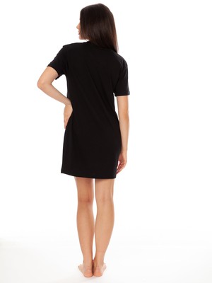 FellHerz T-Shirt Dress black from FellHerz T-Shirts - bio, fair & vegan
