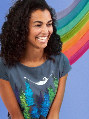 Wood Girl Cap Sleeve thundercloud from FellHerz T-Shirts - bio, fair & vegan
