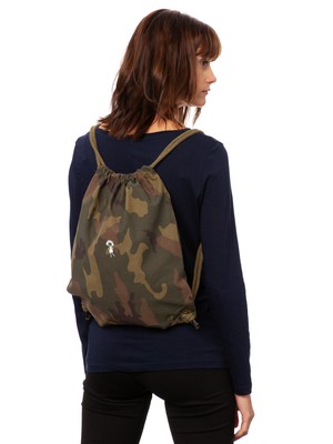 Dancing Queen gym bag camouflage from FellHerz T-Shirts - bio, fair & vegan