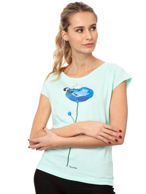 Swimming Pool Cap Sleeve moonlight jade from FellHerz T-Shirts - bio, fair & vegan