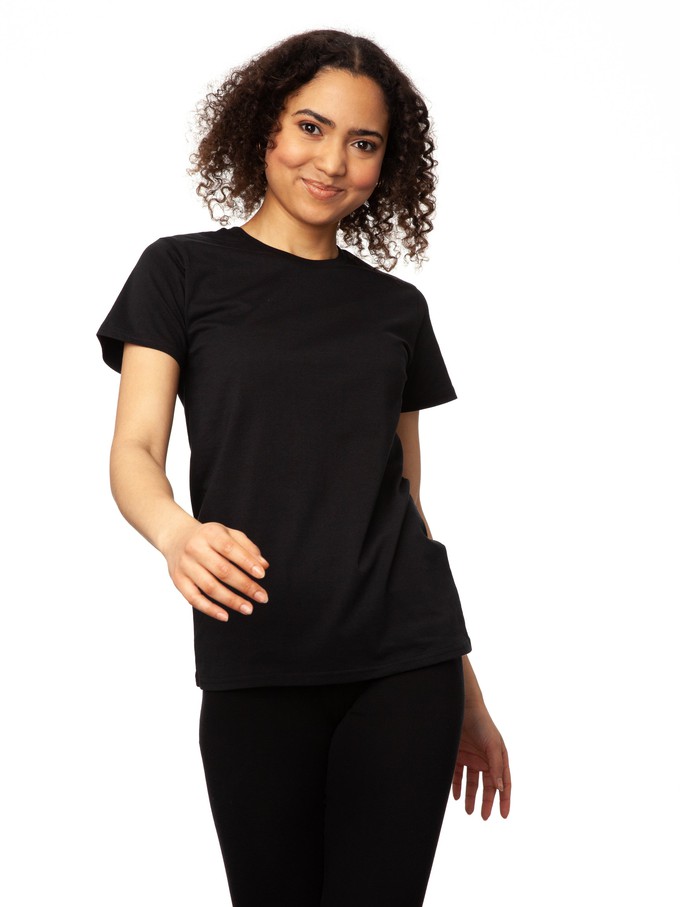 Black t-shirt from FellHerz T-Shirts - bio, fair & vegan