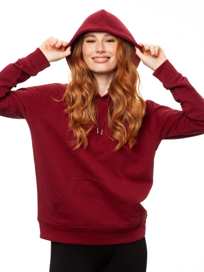 Hoodie Burgundy from FellHerz T-Shirts - bio, fair & vegan