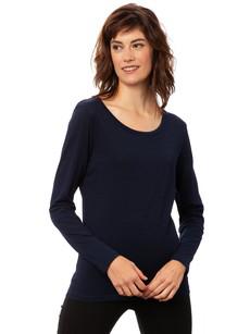 Long sleeve navy via FellHerz T-Shirts - bio, fair & vegan