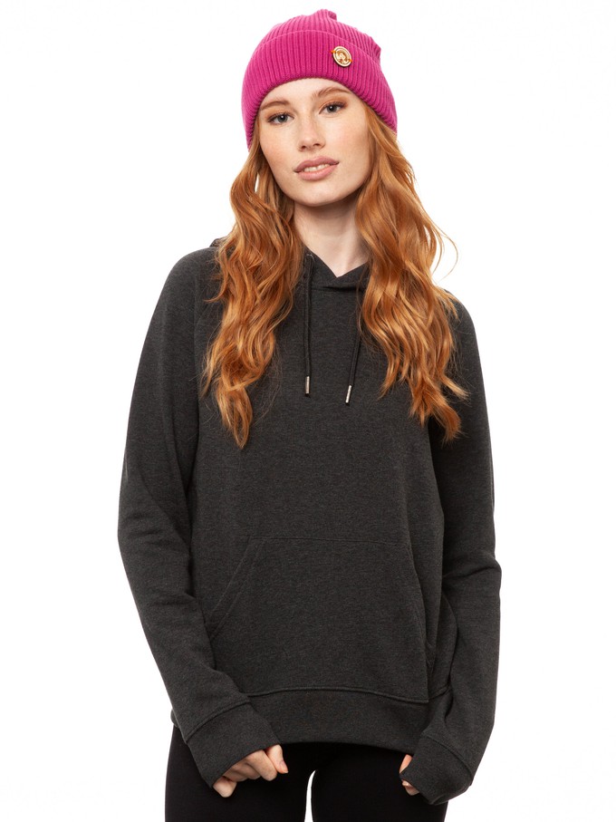 Moon Girl Navy Hoodie from FellHerz T-Shirts - bio, fair & vegan