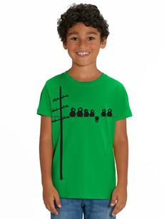 Make some noise Kids T-Shirt fresh green via FellHerz T-Shirts - bio, fair & vegan