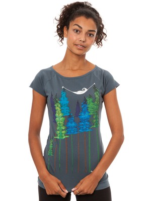 Wood Girl Cap Sleeve thundercloud from FellHerz T-Shirts - bio, fair & vegan