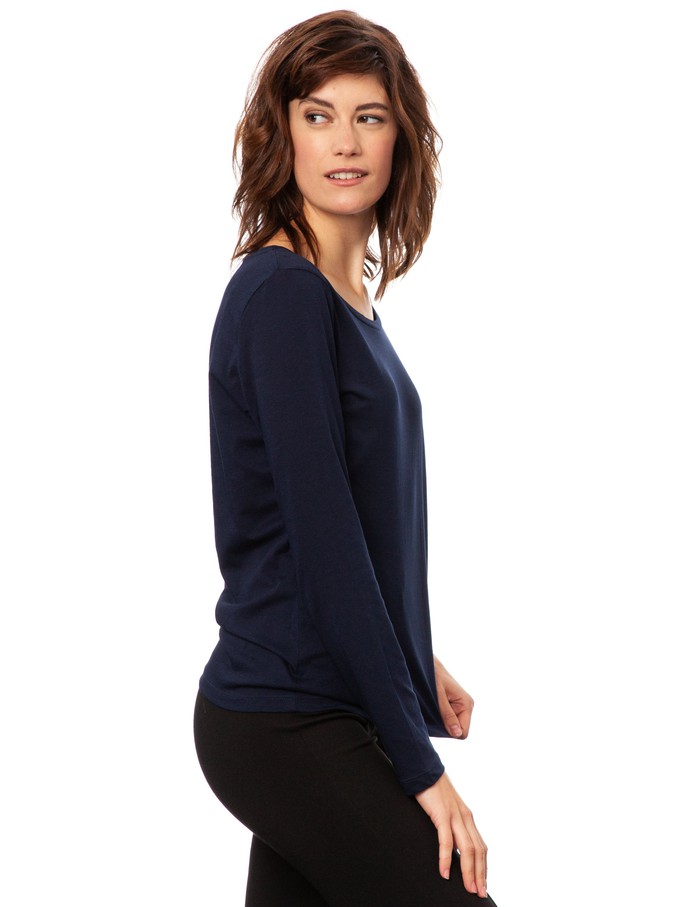 Long sleeve navy from FellHerz T-Shirts - bio, fair & vegan