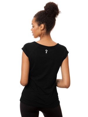 Dandelion Cap Sleeve black from FellHerz T-Shirts - bio, fair & vegan