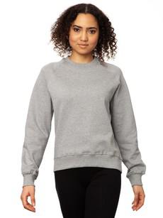 Guitar girl Raglan Sweater gray melange via FellHerz T-Shirts - bio, fair & vegan