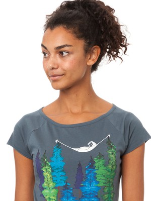 Wood Girl Cap Sleeve thundercloud from FellHerz T-Shirts - bio, fair & vegan