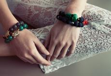 Volcanic Green Bracelet via FerWay Designs