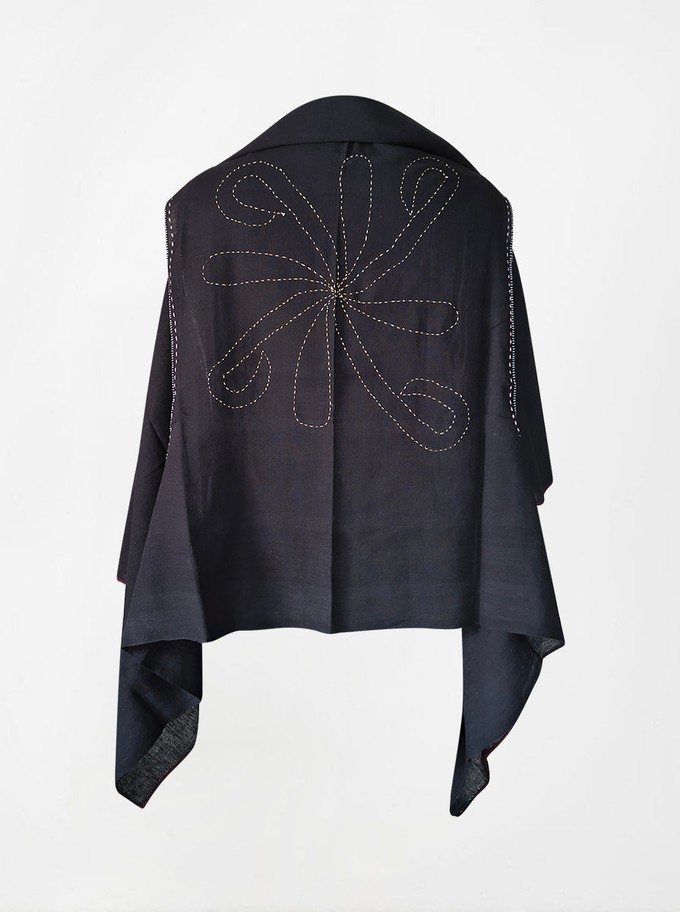 cape infinity duo kala organic cotton black (single layer) from Fifth Origins