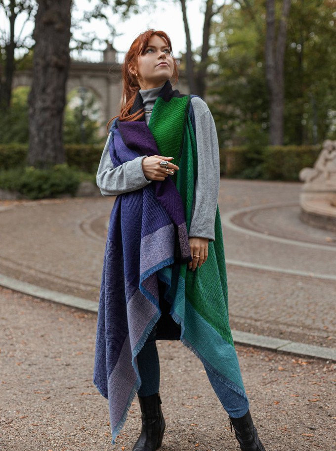 cape infinity wool galaxy no waste sale from Fifth Origins