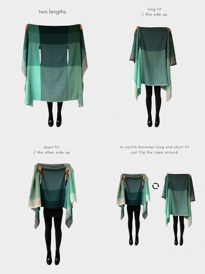 cape infinity wool aurora no waste sale from Fifth Origins