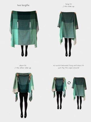cape infinity wool aurora no waste sale from Fifth Origins