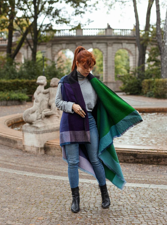 cape infinity wool galaxy no waste sale from Fifth Origins