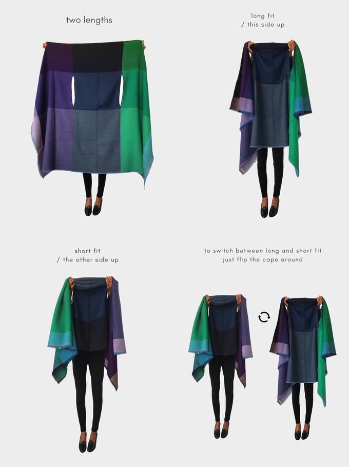 cape infinity wool galaxy no waste sale from Fifth Origins