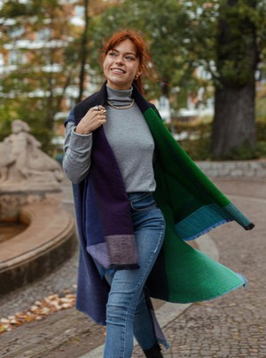 cape infinity wool galaxy no waste sale from Fifth Origins