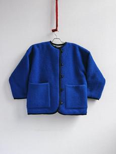 Our "BLUE ROYAL - IRIS" Reversible Blankets Made COAT - S via Fitolojio Workshop