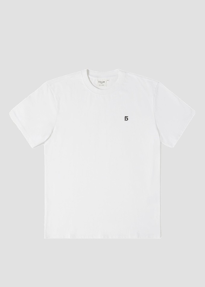 x Wolvenroedel | T-shirt Unisex Clear White from Five Line Label